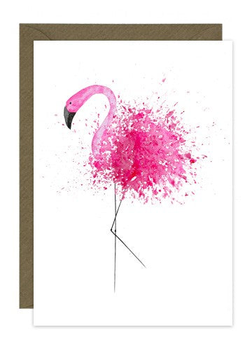 Greeting Card 'Flamingo Greeting Card 'Flamingo"