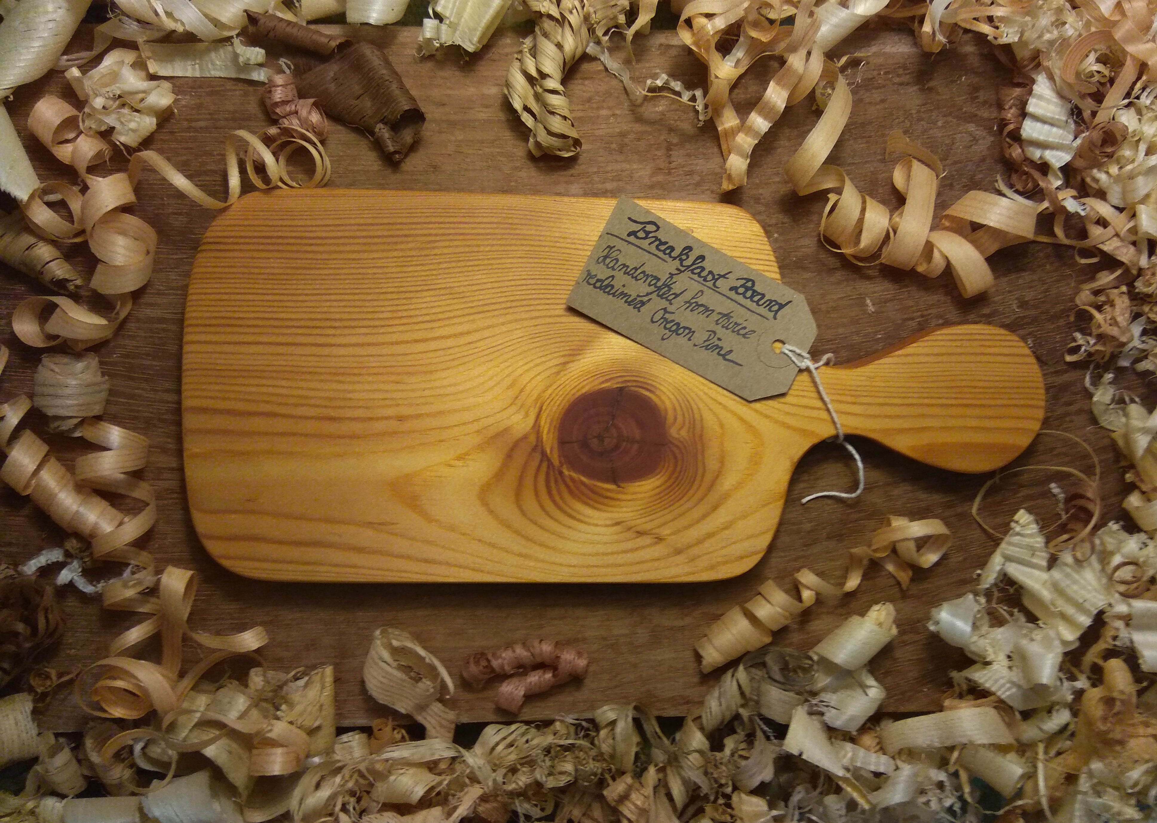 Rustic Breakfast Board Oregon Pine